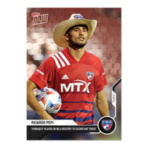 2021 Mls Topps Now #86 Ricardo Pepi Youngest In History Hat Trick Fc Dallas - £15.62 GBP