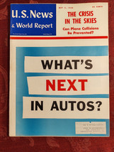 U S News World Report Magazine May 2 1958 Autos Cars Air Safety - £8.61 GBP