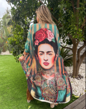 Frida Kahlo Kimono, bohemian kimono - $90.50
