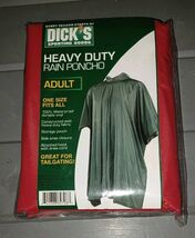 Dicks Sporting Goods Deluxe Rain Poncho Adult One Size Fits Most New Rai... - $12.71 CAD