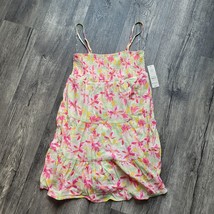 No Boundaries Women&#39;s Smocked Tiered Ruffle Dress Sleeveless Cami Dress ... - $14.84
