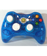 ROCK CANDY BLUE WIRED Microsoft XBOX 360 CONTROLLER ONLY 037-010-NA No C... - $12.86