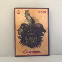Disney California Adventure 2019 Lion King 2.5" x 3.5" Pass Holder Square Button - $9.45