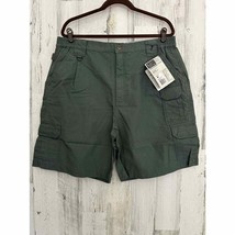5.11 Tactical Shorts Men’s Size 40 Olive Green Cargo Cotton Canvas - £27.15 GBP