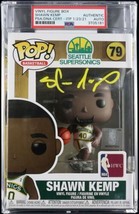 Shawn Kemp Signed Funko Pop #79 PSA/DNA Encapsulated Auto Authentic - £159.83 GBP