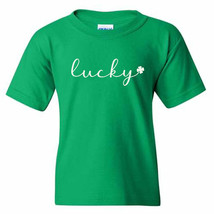 Lucky St Patricks Day Shirt, Girls St Patricks Day Shirt, Green Lucky Shirt - £15.01 GBP