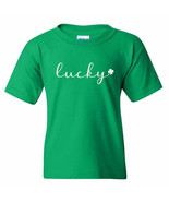 Lucky St Patricks Day Shirt, Girls St Patricks Day Shirt, Green Lucky Shirt - £15.18 GBP