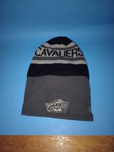 Cleveland Cavaliers Beanie New Era Black And Gray Logo And Name NBA Acrylic Wool - £7.66 GBP
