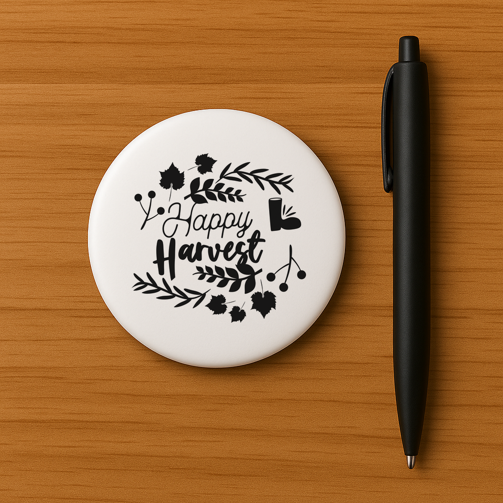 Happy Harvest Pin - $5.99