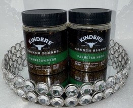 New Sealed Bundle of 2 X 10.5oz Kinder&#39;s Parmesan Herb Crunch Seasoning~Exp 7/25 - £29.13 GBP