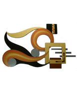 LARGE Golden Eye Abstract Wall Sculpture - Mixed Media - Unique-Original... - $392.03