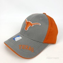 Captivating Headgear Silver Series Texas Longhorns Strapback Hat Embroidered New - $18.80