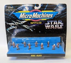 1996 Star Wars Micro Machines 'space' Rebel Pilots Figures Playset #66080 Sealed - $18.00