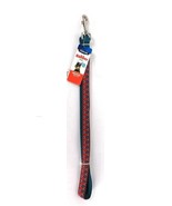 1 Count Petmate Rubber 3/4&quot; X 6&#39; Medium Red Mosaic Easy Clean Dog Leash - £17.52 GBP