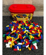 Better Blocks Vintage 90&#39;s Building Blocks Tub 300 Pieces Rainbow Set - - $28.05