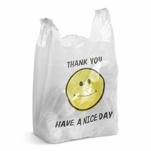 T-Shirt Thank You Plastic Grocery Store Shopping Carry Out Bag 800ct 11.... - £58.08 GBP