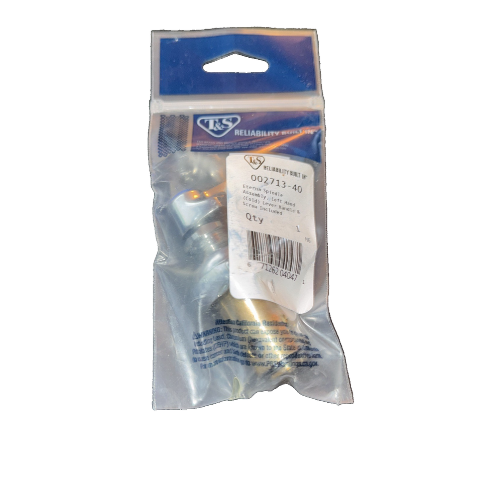 T&amp;S BRASS ETERNA STEM ASSEMBLY - OEM -LH COLD - $21.51
