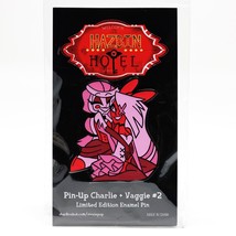 Hazbin Hotel Pin-Up Charlie + Vaggie #2 Limited Edition Enamel Pin Vivziepop - £159.86 GBP