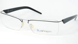 Arquo B550 W1 407 Black /SILVER Eyeglasses Glasses Frame 56-15-135mm Italy - $156.22