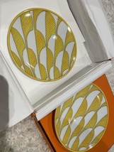 Hermes Soleil d&#39;Hermes Bread Plate 14 cm Set of 2 yellow porcelain dinner - £417.21 GBP