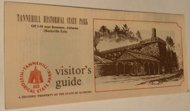 Vintage Tannehill Historical State Park Brochure Alabama BR5 - $7.91