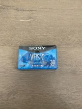 Sony Premium VHS-C 30 min SP or 30 Minutes EP Camcorder Blank Tape NEW - $9.00