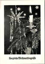 Vtg German Postcard Herzliche Weihnachtgrusse (Warm Christmas Greetings) Tree - $5.22