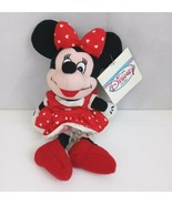 The Disney Store Exclusive Valentines Minnie 9&quot; Mini Bean Bag Plush With... - $182.08 MXN