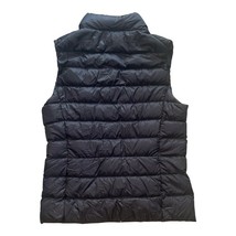 UNIQLO Women’s Ultra Light Down Vest Black Small 2 Zip Pockets Lightweight NWT image 4