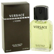 Versace L'Homme Cologne 3.4 Oz Eau De Toilette Spray - $40.97