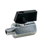  Ewillownm valves 1/8&quot; Brass Mini Ball Valve (Pack of 2) - £9.91 GBP