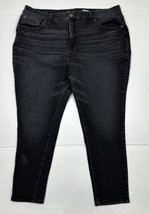 Time and Tru High Rise Curvy Charcoal Black Jeans Women Plus Size 18 (35... - $13.84
