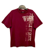 Vans Mens Size Large Wine Logo The Sole Of Skate Cotton Short Sleeve T S... - £6.99 GBP