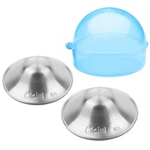 The Original Silver Nursing Cups Nipple Shields Newborn Breastfeeding Es... - $20.31