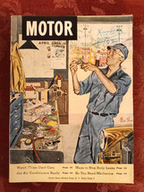 Rare MOTOR Automotive Car magazine April 1955 Fred Irvin Used Cars - £12.74 GBP