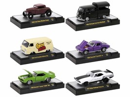 &quot;Auto-Thentics&quot; 6 piece Set Release 78 IN DISPLAY CASES Limited Edition 1/64 Di - £59.42 GBP