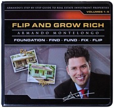 ARMANDO MONTELONGO Flip &amp; Grow Rich AUDIOBOOK 12-Disc Audio CD + SEALED ... - £31.60 GBP