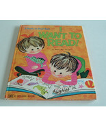 I WANT TO READ  by Betty Ren Wright  large hardcover golden book  - £15.49 GBP