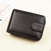 Men Wallets Man&#39;s Card Genuine Leather Clutch Wallets Purses Driver&#39;s License Co - £27.97 GBP