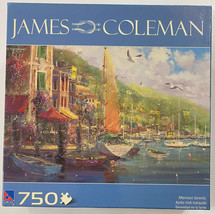 James Coleman Afternoon Serenity Harbor 750 Piece 23.5&quot; x 15.5&quot; Puzzle -... - $20.00