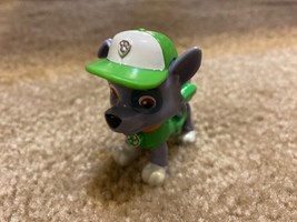 Paw Patrol Replacement &quot;Rocky&quot; Mini PVC Figure Puppy Dog Toy - £7.14 GBP