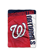 The Northwest Company MLB Washington Nationals Strike 60x80 Raschel Throw - €45,86 EUR