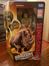 Transformers Wfc Kingdom Beast Wars Voyager Rhinox Maximal Bw -Read Auction - $45.99