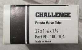 Challenge Presta Valve Tube 100-104 (27X 1 1/8&quot; X 1 1/4&quot;) - £5.46 GBP