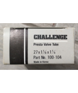 Challenge Presta Valve Tube 100-104 (27X 1 1/8&quot; X 1 1/4&quot;) - $131.53 MXN