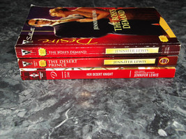 Harlequin Silhouette Desire Jennifer Lewis lot of 3 Al Mansur Brothers Series - £2.85 GBP