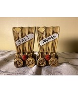 1950s occupied japan vintage salt and pepper shakers covered wagon banner - $338.21 MXN