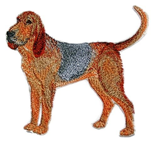 Amazing Custom Dog Portraits [Blood Hound ] Embroidery Iron On/Sew Patch [4.5" x - $12.86