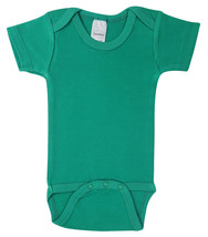 Bambini Newborn (0-6 Months) Unisex Unisex Baby 1 Pc Onezies 100% Cotton Green - £9.71 GBP