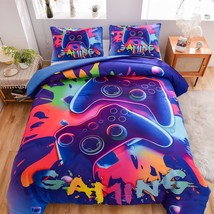 Gamer Gaming Bedding Sets 3D Gamepad Comforter Sets For Boys Games Console Actio - £54.34 GBP